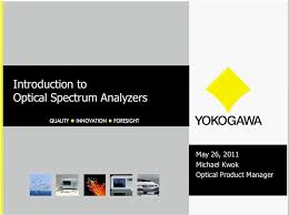 optical spectrum analyzer yokogawa test measurement