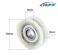 OEM Nylon Pulley Wheels with Bearings Plastic Pulley U ...