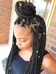 18 Different Ways To Accessorize Your Box Braids Natural Hair Styles Hair Styles Long Hair Styles