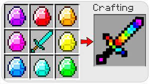 Get the pals holiday package here! How To Craft A Rainbow Sword Secret Recipe Overpowered Minecraft 1 13 Crafting Recipe Youtube