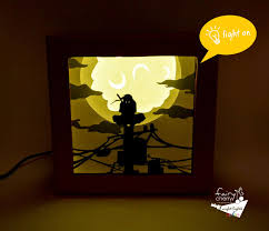 Itachi Night Light Anime Night Light Anime Gift Geek Night Light Naruto Home Decor Naruto Gift Anime Birthday Gift Naruto Anime Gifts Anime Night Light
