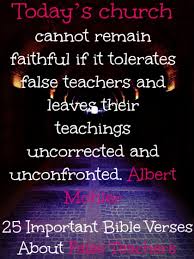 Before we got married, we were told this and we were very well aware of what the scripture consistently says about marriage. 25 Important Bible Verses About False Teachers Beware 2021