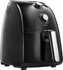 Bella 2 6 Qt Analog Air Fryer Black Bla14538 Best Buy Air Fryer Cool Things To Buy Air Fryer Deals