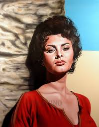 Sophia Loren wondering just which is the right size.