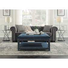 Showing results for ottoman as coffee table. Chic Home Micah Coffee Table Ottoman In A 2 Layered Tufted Linen Bench On Sale Overstock 17433482