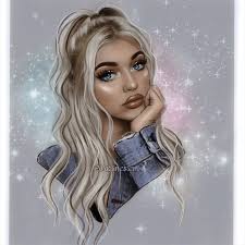 Easy to download wallpapers or images with a single click. Recolor Gallery Girly Drawings Digital Art Girl Art Girl