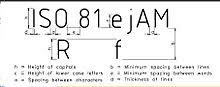 The line width of a double stroke letter is greater than that of a single . Technical Lettering Wikipedia