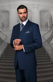 Whether you need extra room in the collar, torso or somewhere else, paul fredrick can meet your suit we guarantee the perfect fitting suit for men who shop big and tall. Mens Suit Classic Fit 3 Piece Suit For Men And 2 Piece Suit For Wedding Formal Regular Fit Big And Tall Clothing Suits Sport Coats