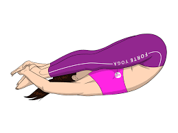 Lying Down Westward Yoga Pose Forte Yoga Yoga Pose