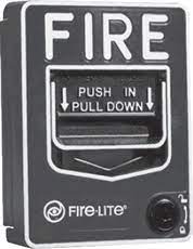Gang, or standard 4 (10.16 cm) square electrical outlet box, or. Fire Lite Bg12lx Addressable Pull Station