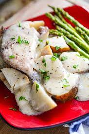 This Recipe For Buttery Ranch Pork Chops Done In The Ninja Foodi Is Definitely A Perfect Dinner Or Lunch For The Ranch Pork Chops Pork Chops Super Easy Recipes