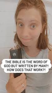 The Bible is the Word of God AND it was also written by man. Why? Because  God is not ashamed to identify himself with humans (in His flesh) and in  His word (by using ink and paper and speech and sound ...