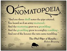 Onomatopoeia A Quote From The Pied Piper Of Hamelin By Robert Browning English Classroom Posters Literature Posters Poetic Devices