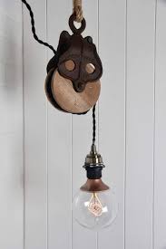 How To Make An Industrial Pulley Pendant Light Andchristina