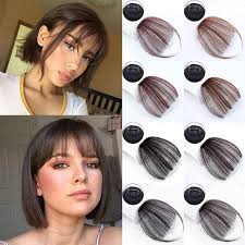 Haiquan clip in bangs dark brown human hair bang fringe hair real natural bangs fashion clip in hair extension. Buy Straight Light Brown Dark Brown Blunt Air Bangs Front Hair Fringes Bangs Clip In Neat Women At Affordable Prices Free Shipping Real Reviews With Photos Joom