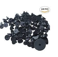 120pcs Iffree Black Pvc Rubber Pin Backs Rubber Lapel Hat Tie Tac Tack Pin Back Holder Clasp Visit The Image Link More Details Lapel Pin Backs Hat Pins