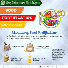 From the list of products covered by mandatory food. ðŒðšð² ð†ðšð¡ð®ð¦ ð¬ðš National Nutrition Council Region X Facebook