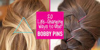 20 Life Changing Ways To Use Bobby Pins Hair Styles Bobby Pins Bobby Pin Hairstyles