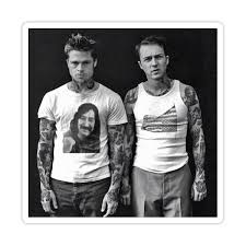 Edward harrison norton is an american actor and filmmaker. Brad Pitt Edward Norton Sticker By Trashpookie In 2021 Celebrity Tattoos Fight Club Brad Pitt