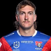 Official NRL profile of Fletcher Sharpe for Newcastle Knights
