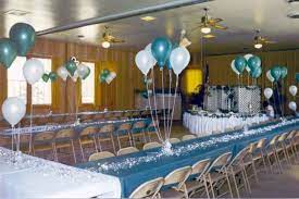 Halls Decorated For Events And Wedding Photos Above To See Our Hall Decorated Baby Shower Decorations For Boys Baby Shower Decorations Shower Decorations