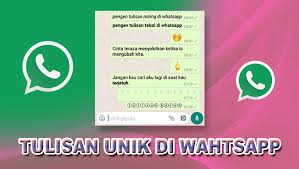 Check spelling or type a new query. Cara Membuat Tulisan Unik Di Whatsapp Tebal Miring Dan Berwarna Boredtekno Com