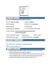 Poin yang dicantumkan pada cv bahasa inggris. Resume Bahasa Melayu