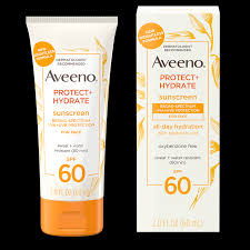 Don't forget to put a thick layer on all exposed skin. Oxybenzone Free Face Sunscreen Lotion Spf 60 Aveeno