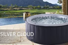 Mspa Lite Silver Cloud Relaxation And Hydrotherapy Spa Round 6 Person M 021ls