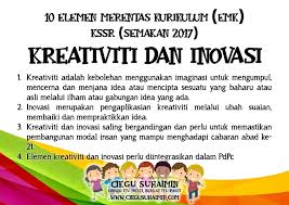 Pendahuluan pendidikan merupakan salah satu aspek yang. 10 Elemen Merentas Kurikulum Emk Dalam Kssr Semakan 2017