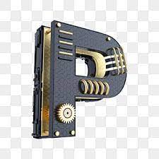 Black Gold Mechanical Letter P Letter English 26 Letters Png Transparent Image And Clipart For Free Download In 2021 Black And Gold Marble Lettering Letter P