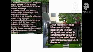 Bahasa melayu di sekolah mampu meningkatkan tahap pencapaian penulisan karangan pelajar berbanding sebelum guru melaksanakan teknik pak21. Uts Bahasa Indonesia Youtube