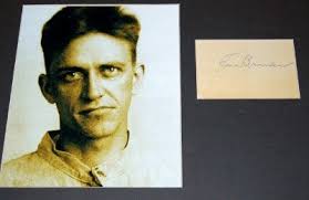 RARE COMMUNIST & SPY EARL BROWDER SIGNATURE D. 1973