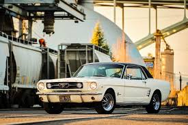 Image result for Wimbledon White 1964 Mustang