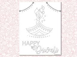 Get crafts, coloring pages, lessons, and more! 5 Days Of Diwali Coloring Pages For Kids Dhanteras Choti Etsy In 2020 Diwali For Kids Diwali Cards Coloring Pages For Kids