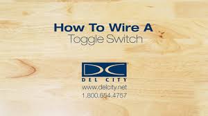 The toggle switch is a switch that can play crucial switching roles in circuits. How To Wire A Toggle Switch Youtube