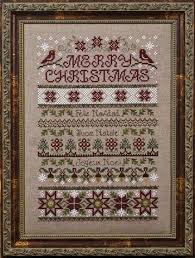 This pattern measures 240 stitches wide by 205 stitches high and uses the dmc suite color pallet. Chart Only Merry Christmas Sampler Cross Stitch Pattern Home Kitchen Handmade Products Rayvoltbike Com