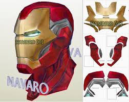 Endgame Iron Man Cosplay Iron Man Helmet Printable Pdf New Iron Man Helmet Iron Man Helmet Iron Man Cosplay Iron Man