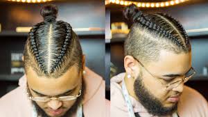 21 man bun styles for long stylish hair. 2 Braids Man Bun Hairstyle For Mixed Curly Hair Tutorial 2017 Thebrandonleecook Youtube