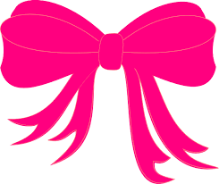 Pink Hair Bow At Clkercom Vector Online Royalty Clipart Free Clip Art Images Bow Clipart Free Clip Art Clip Art