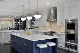 Rye Blue Kitchen Designed By Scott Weinlein Of Majestic Kitchens Bath Cabinets Elmwood By Cabico Counter Kitchens And Bath Kitchen Design Kitchen Images