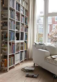 An essential piece in every such space is a bookcase or bookshelves, and here ikea provides lots of units to hack. Source Ikea Family Comfy Chaise And Your Own Personal Library Bliss Home Libraries Home Home Decor