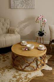 Choose a bold design or prefer something understated? Casa Padrino Designer Coffee Table Natural Colors O 80 X H 37 Cm Modern Round Wood Coffee Table