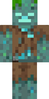 See full list on sportskeeda.com Podvodnyj Zombi Nova Skin Minecraft Drowned Minecraft Skins Minecraft Face