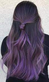 Highlight Balayage Vibrant Subtle Purple Color Ideas From Hair To35 Purple Balayage Hair Col Purple Balayage Purple Ombre Hair Purple Hair Highlights