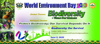 With 1 million species facing extinction, there has never been a more important time to focus theme for the world environment day in the year 2013 was think, save, eat with the slogan of decrease your footprint. 2020 World Environmental Protection Agency Ghana Facebook