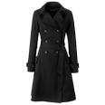 Ladies black trench coat