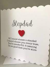 Handmade Stepdad Birthday Fathers Day Card Father Birthday Cards Dad Birthday Card Happy Fathers Day Dad