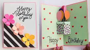 Recently, i have had a think about easy pop up birthday card diys ! Beautiful Handmade Pop Up Birthday Card Birthday Card Idea Youtube