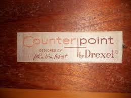 Counterpoint Desk By John Van Koert For Drexel Vans Makers Mark Mcm Furniture